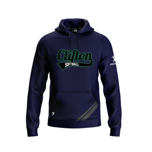 [FOLHSMNV-YXS-LOGO2] Decker Summit Hoodie (Youth XS, Navy, Logo 2)