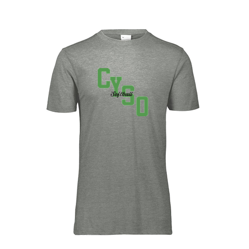 [FTSCUBGY-AS-LOGO1] Decker Men's Tri-Blend T-Shirt - Short Sleeve (Adult S, Gray, Logo 1)