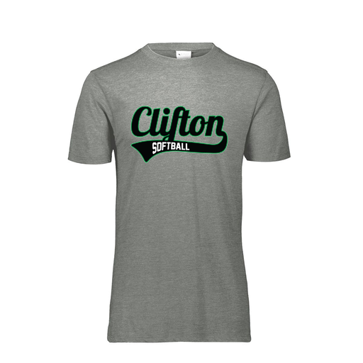 [FTSCUBGY-AS-LOGO2] Decker Men's Tri-Blend T-Shirt - Short Sleeve (Adult S, Gray, Logo 2)