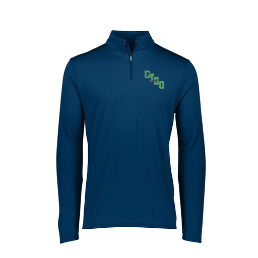 [FTLQFLNV-FAXS-LOGO1] Decker Women's Flex-Lite 1/4 Zip Shirt (Female Adult XS, Navy, Logo 1)