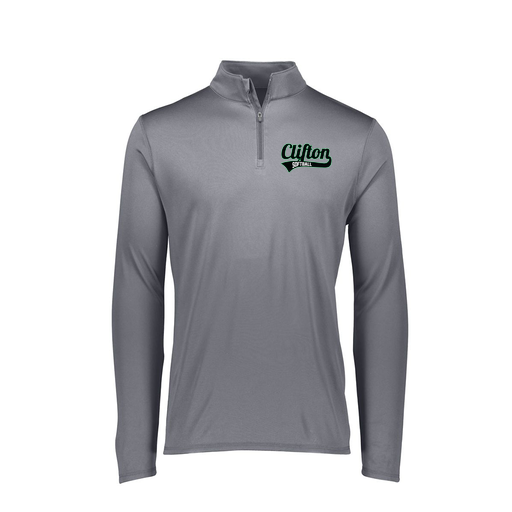 [FTLQFLGY-FAXS-LOGO2] Decker Women's Flex-Lite 1/4 Zip Shirt (Female Adult XS, Gray, Logo 2)